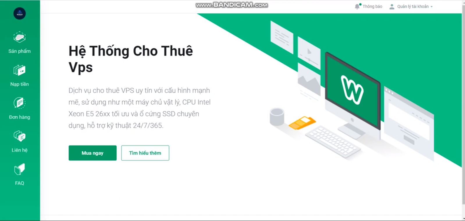  SHARE CODE BÁN VPS THỦ CÔNG GIAO DIỆN ĐẸP, DỄ SỬ DỤNG - Hùng Huy